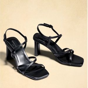 Strappy heeled sandals